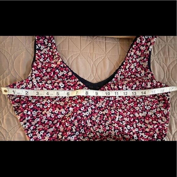 Michael Kors Floral Print Midi Sleeveless Dress M - Picture 10 of 10